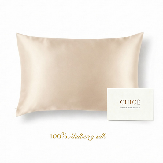 Solo Silk Pillowcase - Champagne
