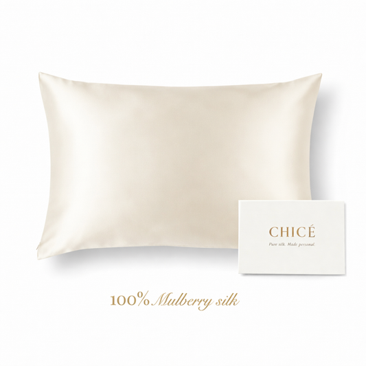 Solo Silk Pillowcase - Ivory